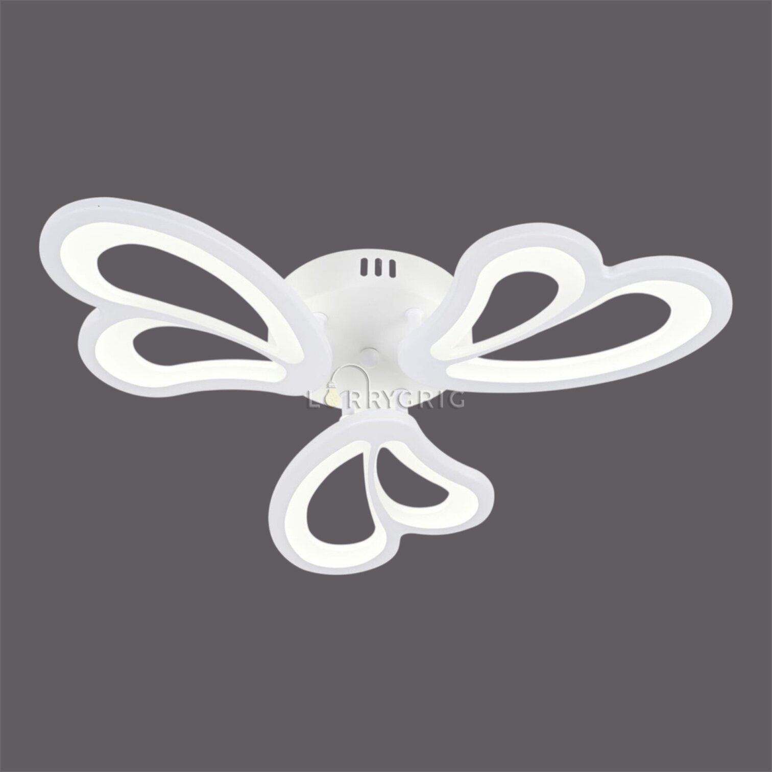 Lustra LED cu Telecomanda, 48W, 3 tipuri de lumina, Alb