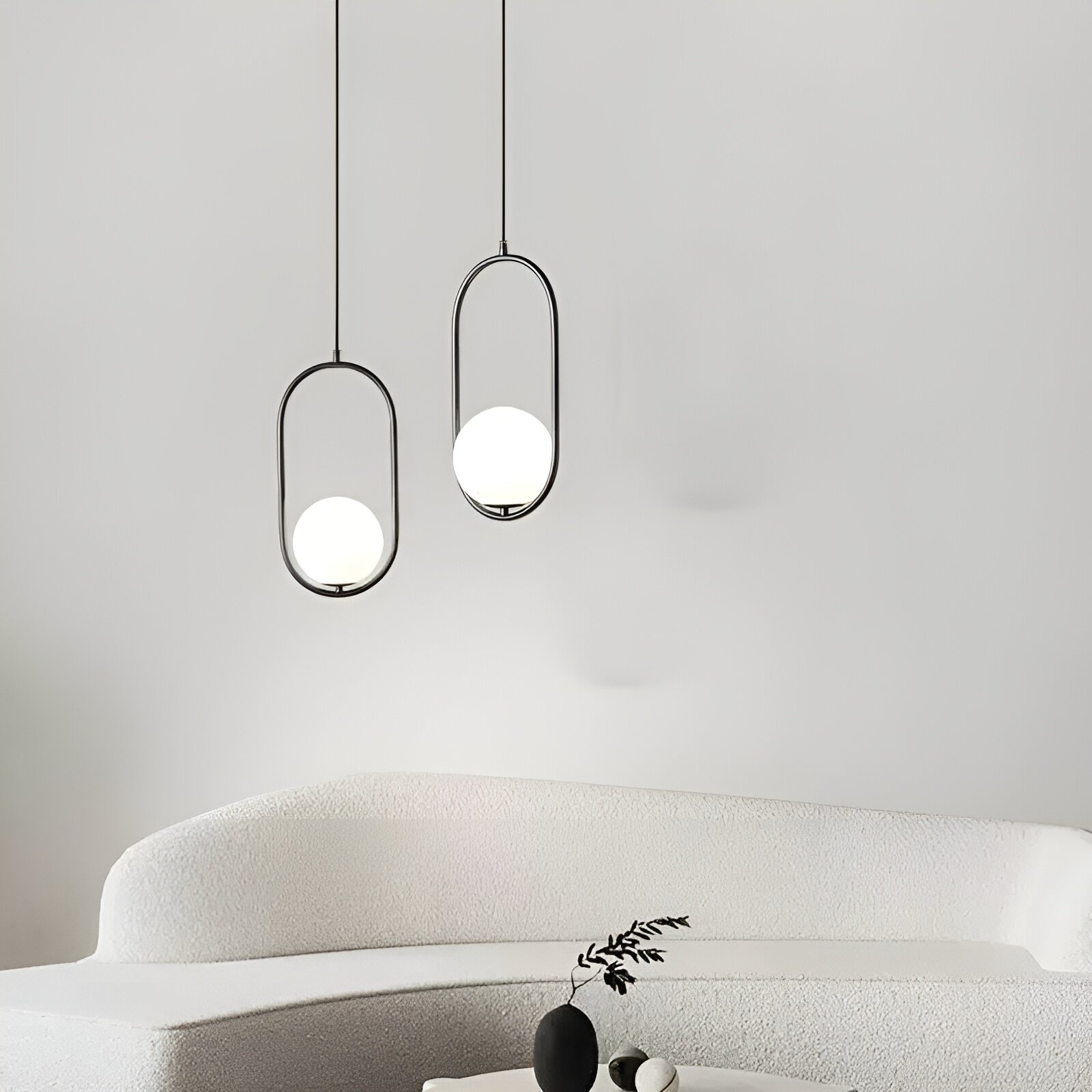 Pendul cu abajur, 1 x E14, Negru