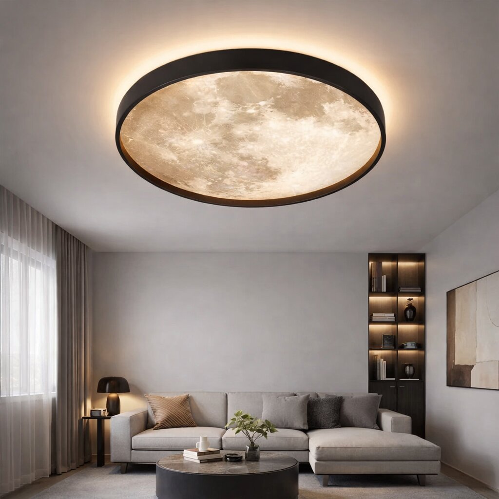 Plafoniera LED Moon, 54W, ⌀39cm, 3 tipuri de lumina