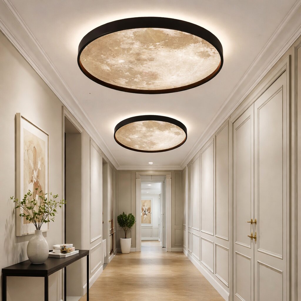 Plafoniera LED Moon, 96W, ⌀48cm, 3 tipuri de lumina