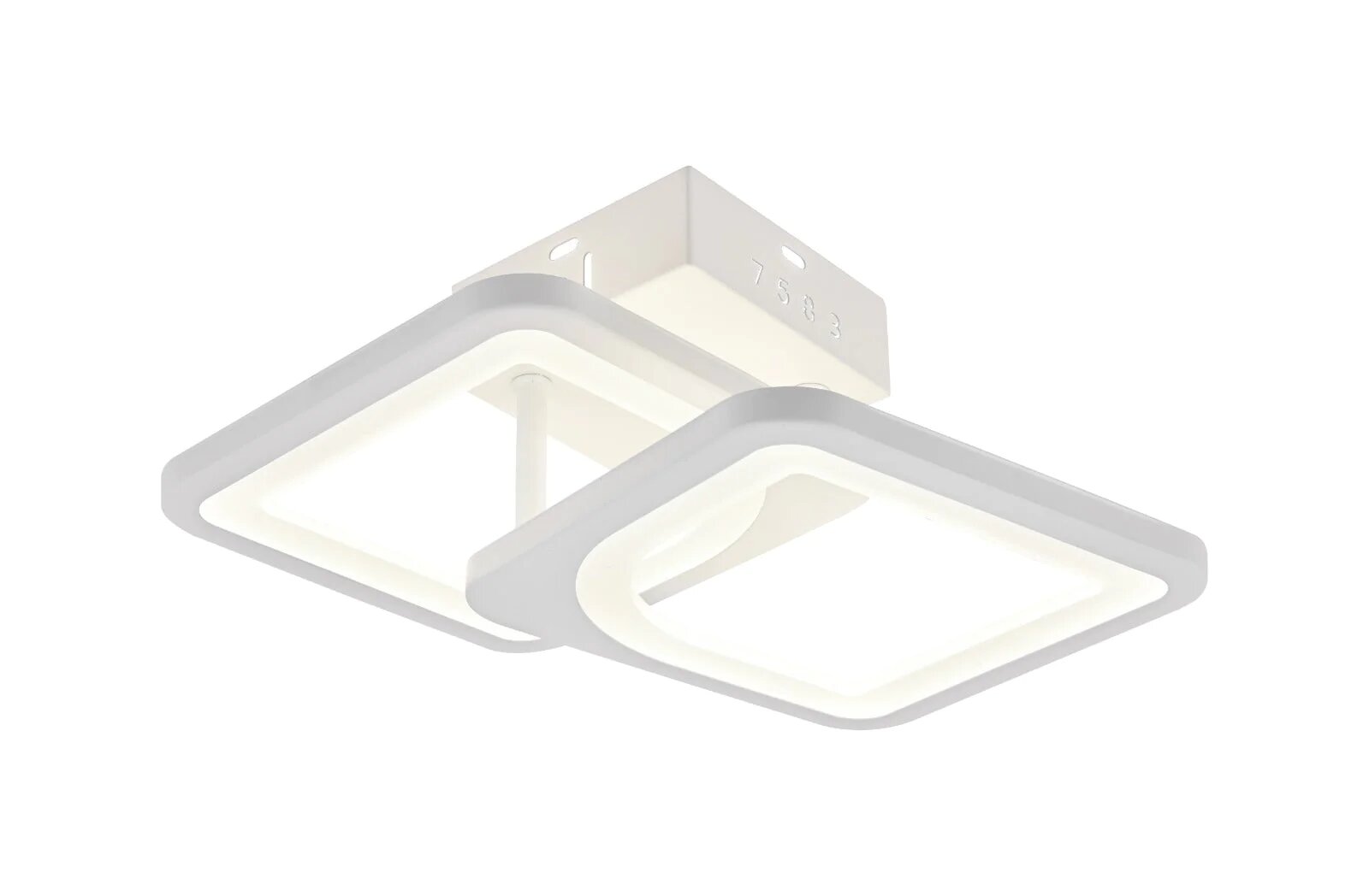 Lustra LED cu Telecomanda, 28W, 3 tipuri de lumina, Alb