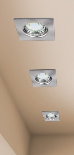 Spot Lite, 1 x GU10, crom satin, IP44/IP40