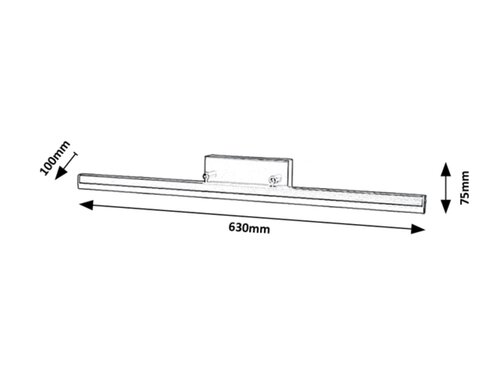Aplica Evan LED, 18W, 1850lm, lumina neutra (4000K), IP44