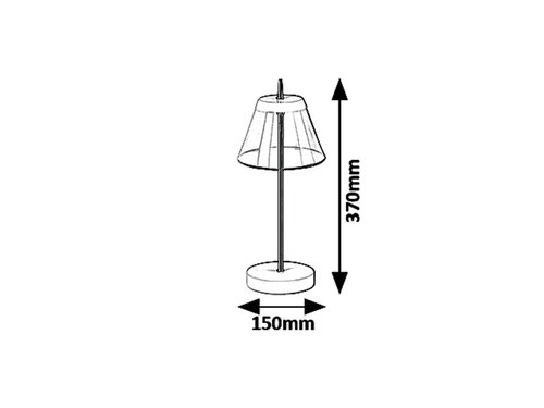 Veioza Aviana LED, 6W, 480lm, lumina neutra (4000K)
