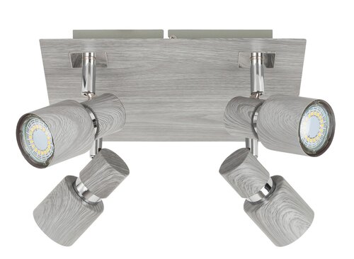Spot Merkur, 4 x GU10, stejar invechit