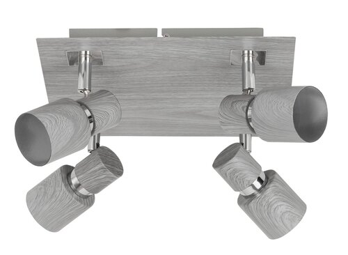 Spot Merkur, 4 x GU10, stejar invechit