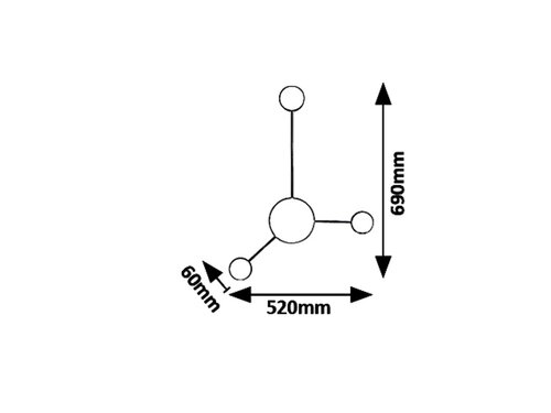 Aplica Amadeo LED, 10W, 750lm, lumina neutra (4000K)