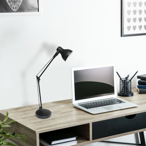 Lampa de birou Carter, 1 x E14, negru