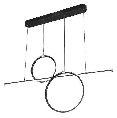 Pendul LED Willow, 48W, lumina neutra (4000K), Negru