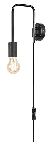 Aplica Manzur, 1 x E27, Negru