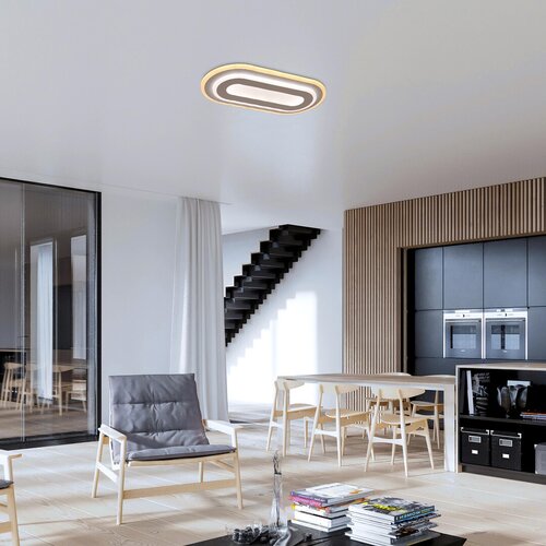 Plafoniera Prue LED, 40W, 2460lm, lumina reglabila (3000K - 6000K)