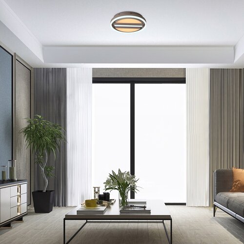 Plafoniera Gremin LED cu Telecomanda, 55W, 2750lm, lumina reglabila (3000K - 6000K)