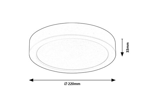 Plafoniera Shaun2 LED, 24W, 2580lm, lumina neutra (4000K)
