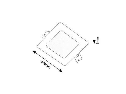 Spot Shaun2 LED, 3W, 200lm, lumina calda (3000K), IP20