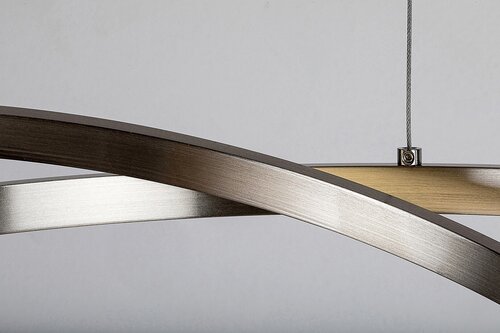 Pendul LED Esilda, 42W, lumina neutra (4000K), Crom