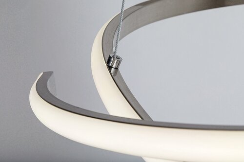 Pendul LED Esilda, 42W, lumina neutra (4000K), Crom