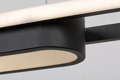 Pendul LED Contessa, 48W, lumina neutra (4000K), Negru