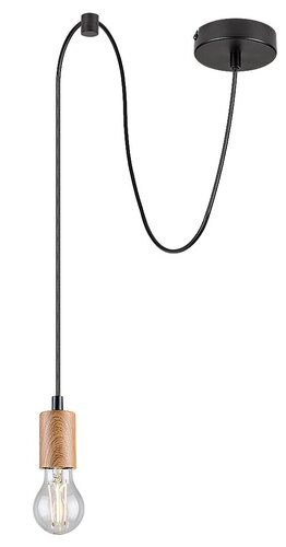 Pendul Dollien, 1 x E27, Negru