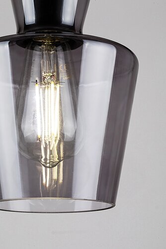 Pendul Abra, 1 x E27, Negru