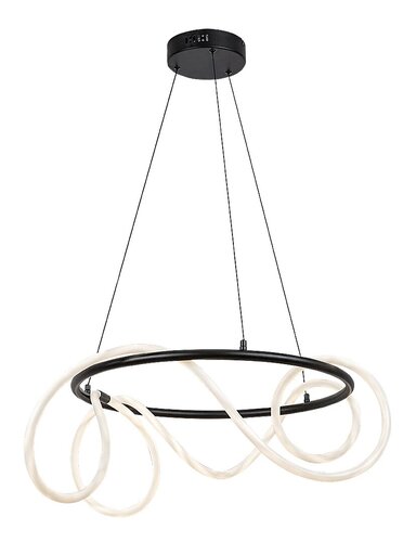 Pendul LED Montema, 54W, lumina neutra (4000K), Negru