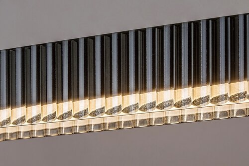 Pendul LED Cital, 36W, lumina calda (3000K), Negru