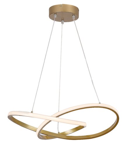 Pendul LED Castiel, 36W, lumina calda (3000K), Auriu