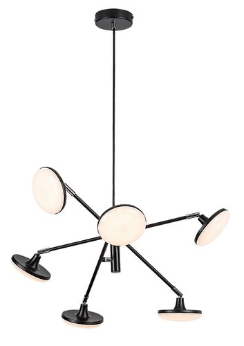 Pendul LED Madi, 24W, 2350lm, lumina calda (3000K), Negru