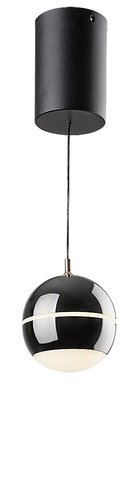 Pendul LED Maelo, 6W, lumina neutra (4000K), Negru