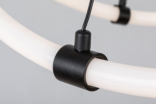 Pendul LED Serena, 34W, lumina neutra (4000K), Negru