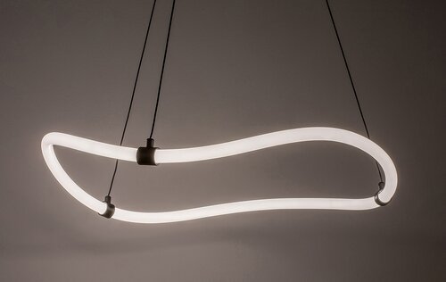 Pendul LED Serena, 34W, lumina neutra (4000K), Negru