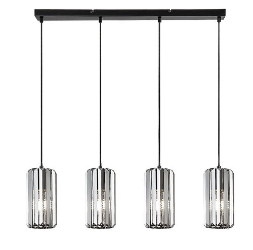 Pendul Veness, 4 x E27, Negru