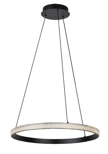 Pendul LED Grete, 32W, lumina calda (3000K), Negru