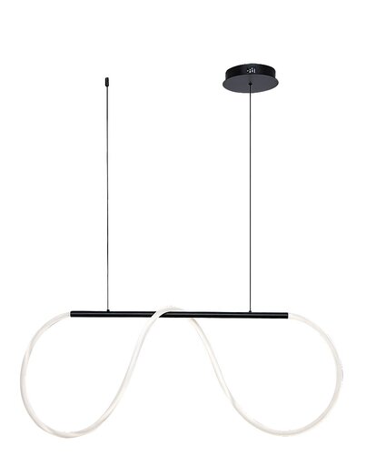 Pendul LED Montema, 40W, lumina neutra (4000K), Negru