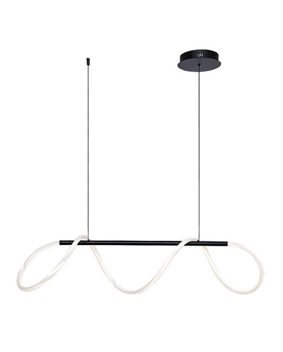Pendul LED Montema, 40W, lumina neutra (4000K), Negru