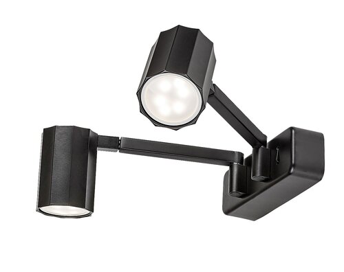 Aplica Karter, 2 x GU10, Negru