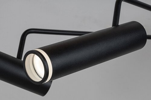 Plafoniera Senobia, 5 x GU10, negru