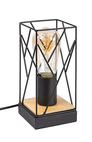 Lampa de masa Boire, 1 x E27, negru