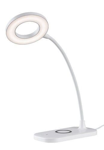 Lampa de birou Hardin LED, 5W, 3 tipuri de lumina, Alb