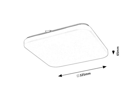 Plafoniera Vendel LED cu senzor de miscare, 20W, 1400lm, lumina neutra (4000K)