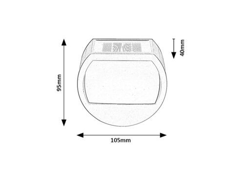 Lampa Narmada LED, 0.5W, 13lm, lumina neutra (4000K), IP44