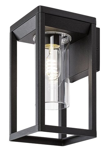 Aplica Zernest, 1 x E27, negru, IP54