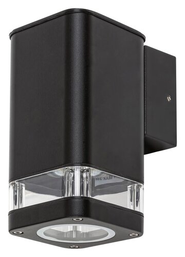 Aplica Sintra, 1 x GU10, negru mat, IP44