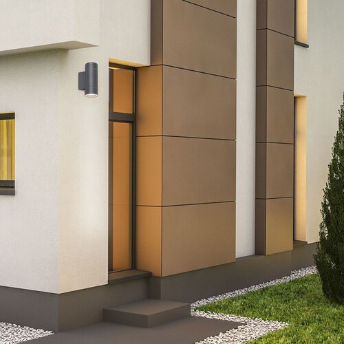 Aplica Phoenix, 2 x GU10, antracit, IP54