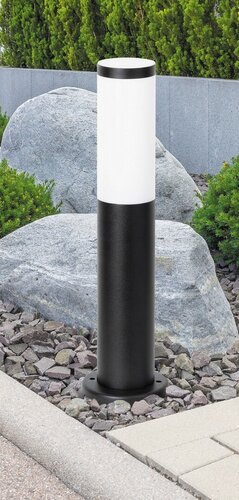 Lampadar Black Torch, 1 x E27, negru mat, IP44