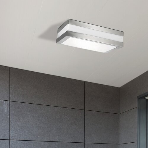 Plafoniera Stuttgart, 2 x E27, crom satin, IP44