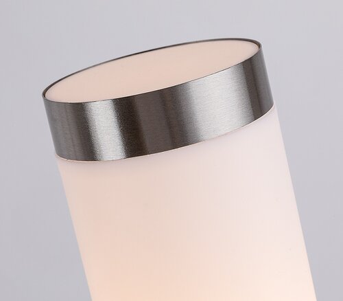 Lampadar Inox Torch cu senzor de miscare, 1 x E27, crom satin, IP44