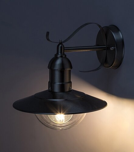 Aplica Oslo, 1 x E27, crom satin, IP44
