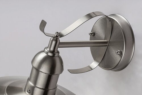 Aplica Oslo, 1 x E27, crom satin, IP44