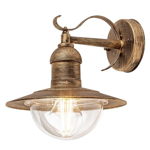 Aplica Oslo, 1 x E27, auriu antic, IP44