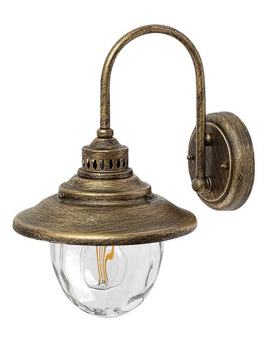 Aplica Barcelona, 1 x E27, auriu antic, IP43